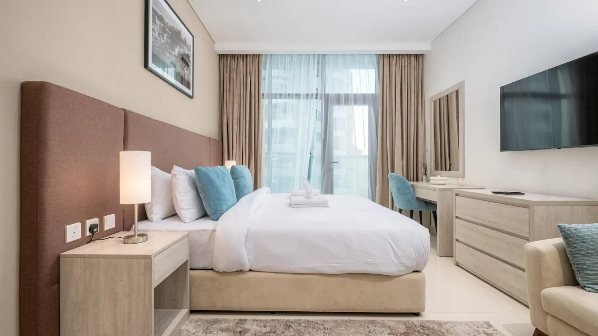 Charming Studio In Seven Palm With Balcony Rooftop Floor Dubai