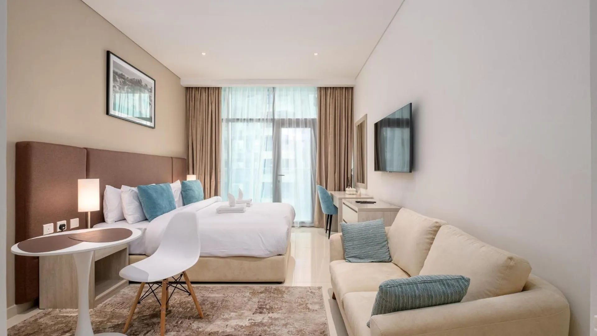 Charming Studio In Seven Palm With Balcony Rooftop Floor Dubai